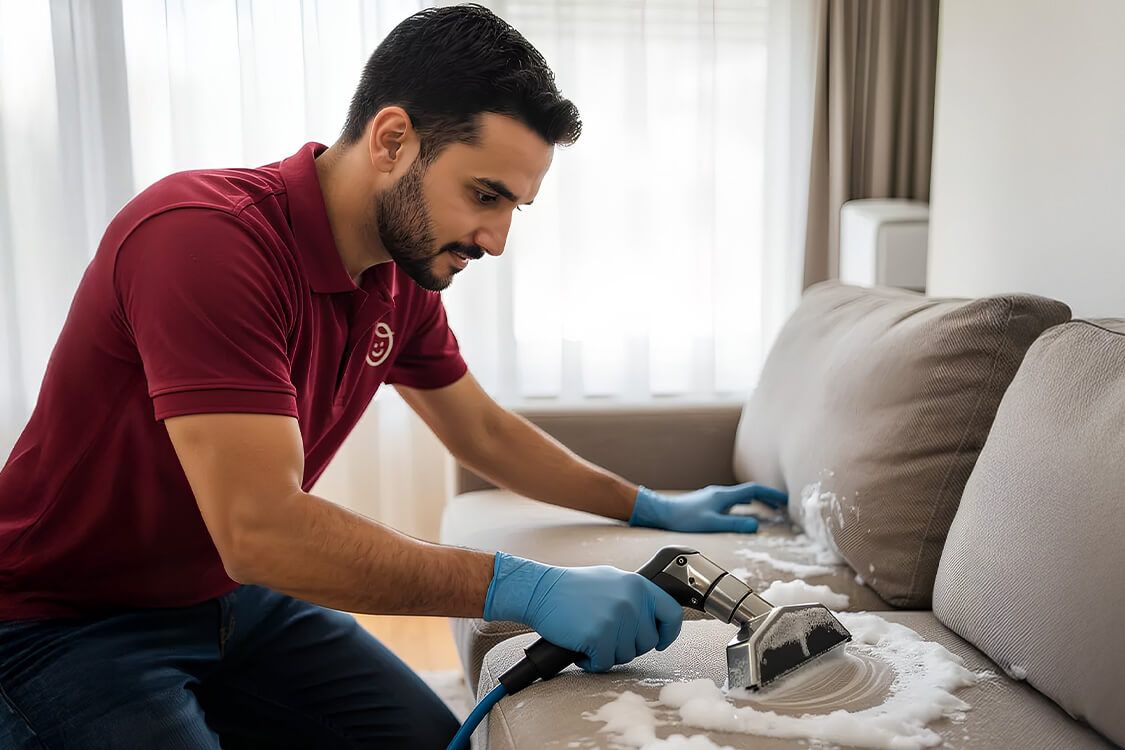 Sofa deep shampooing